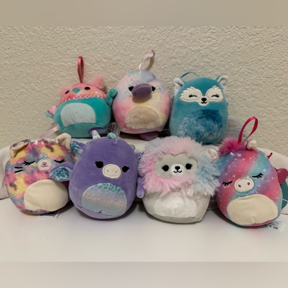 Squishmallows Christmas Ornament Set